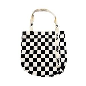 NEW VANS Checkerboard Canvas Tote Bag Shoulder Promo Bag